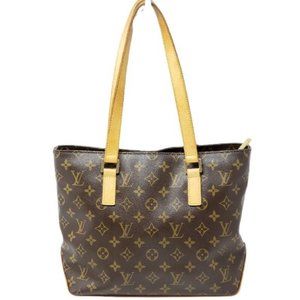 Auth Louis Vuitton Monogram Cabas Piano Tote Bag